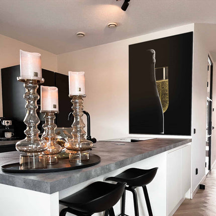 "Champagne Silhouette"