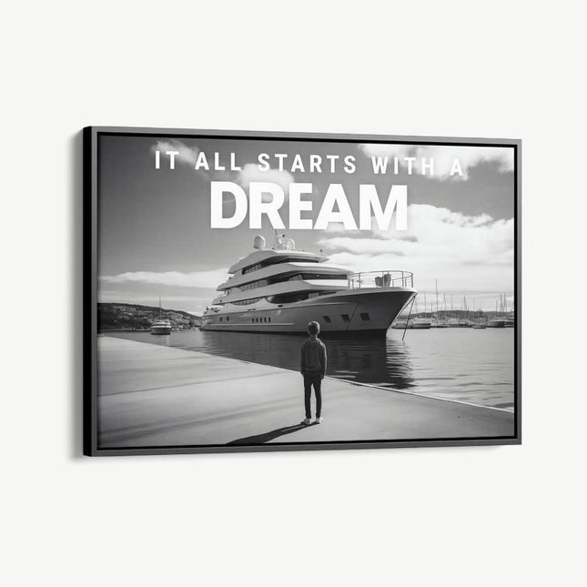 "Yacht Dream B&W (HZ)"