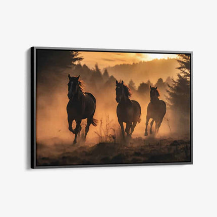 "Running Horses II"