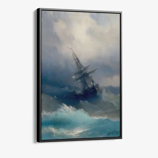 "Ship in the Stormy Sea"