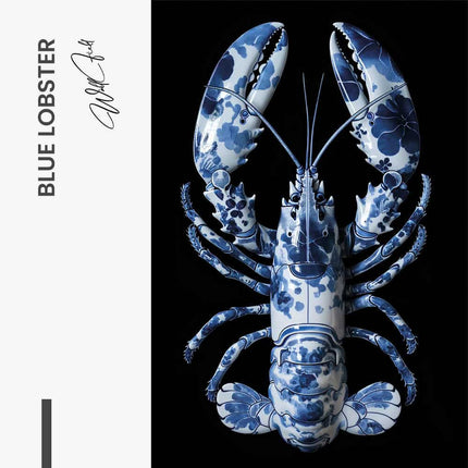 Blue Lobster – Glass