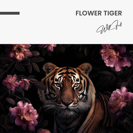 Flower Tiger – Glass