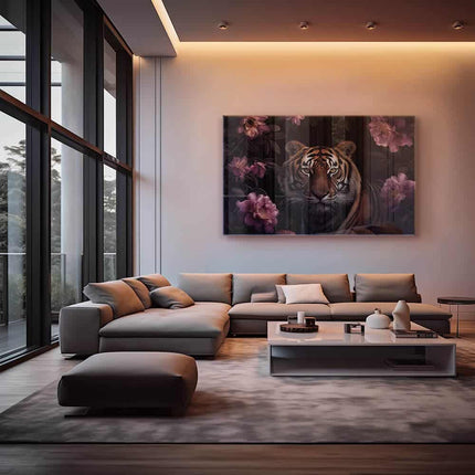 Flower Tiger – Glass