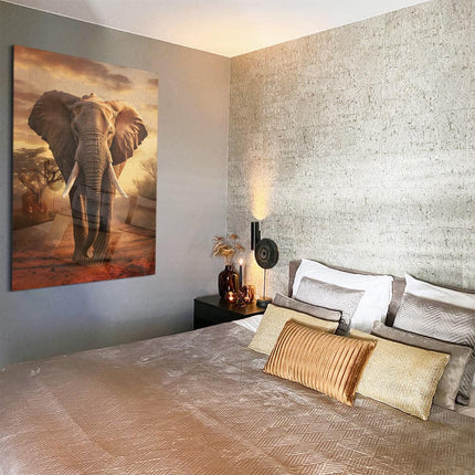 Elephant On The Road – Glass