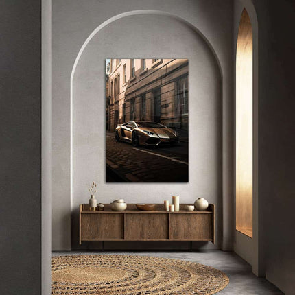 Golden Lambo – Glass