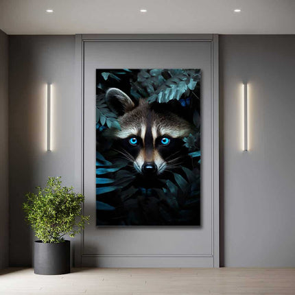 Jungle Raccoon – Glass