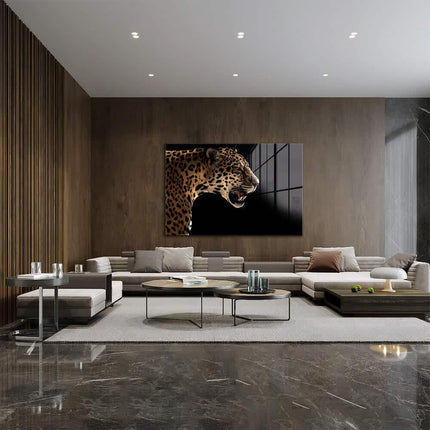 Horizontal Jaguar – Glass