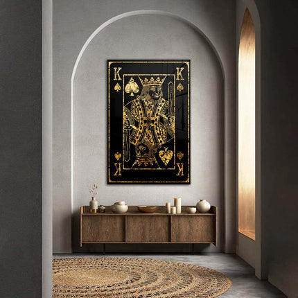 Golden Card K – Glass