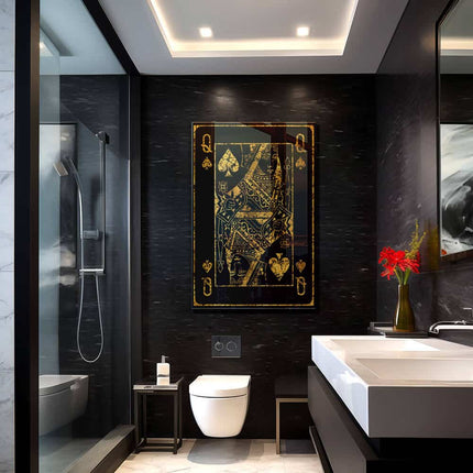 Golden Card Q – Glass