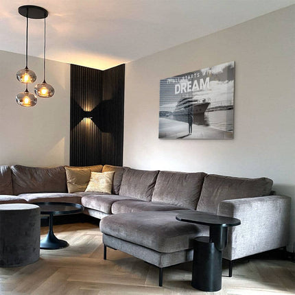 Yacht Dream B&W (HZ) – Glass