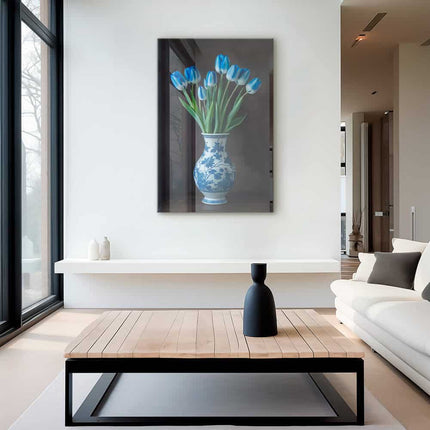 Blue Tulips – Glass