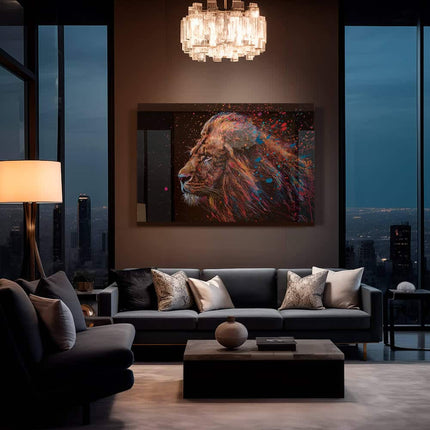 Colored Lion – Glass