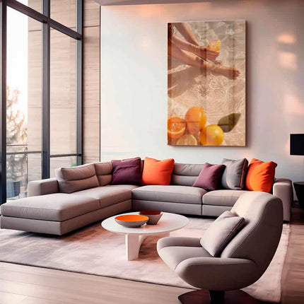 Fruits at the beach – Glass