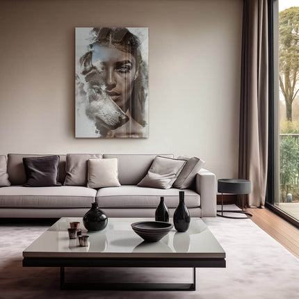 Wolf and Woman – Glass