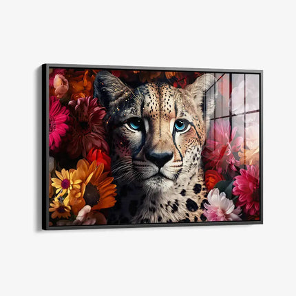 Flower Cheetah – Glass