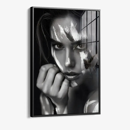 Painted Face – Glass