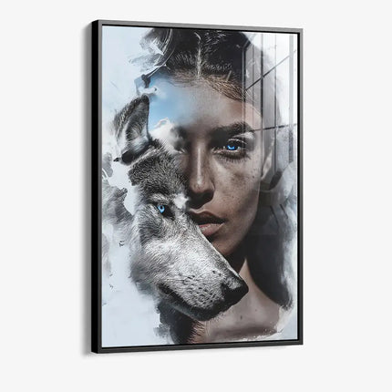 Wolf and Woman – Glass