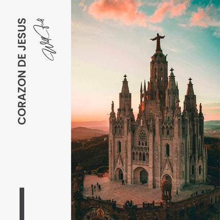 Corazon de Jesus – Glass