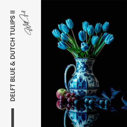 "Delft Blue & Dutch Tulips II"