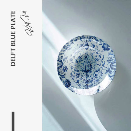 Delft Blue Plate – Glass