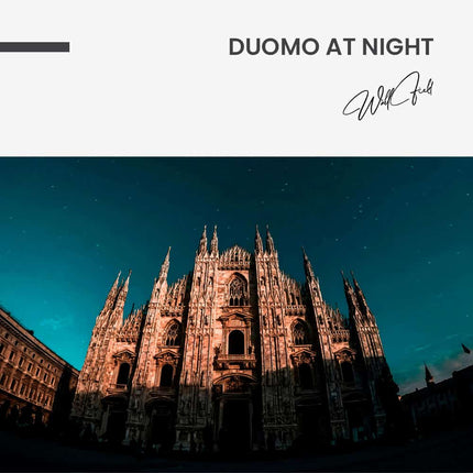 Duomo at Night – Glass