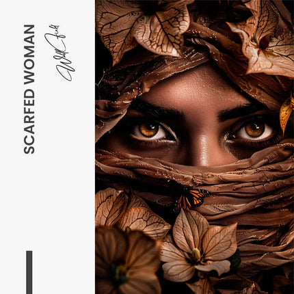 Scarfed Woman – Glass