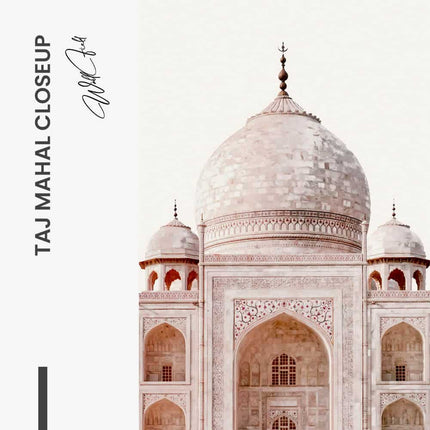 Taj Mahal Closeup – Glass