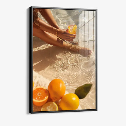 Fruits at the beach – Glass