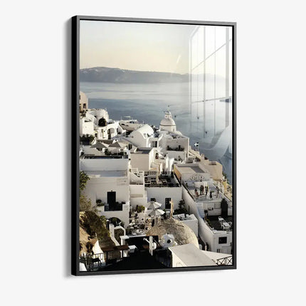 Santorini Sunset – Glass