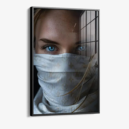 Scarfed Lady II – Glass