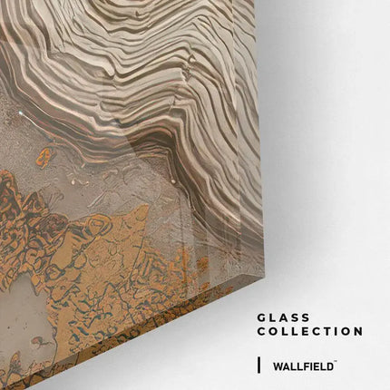 Alhamdulillah Beige Marble – Glass