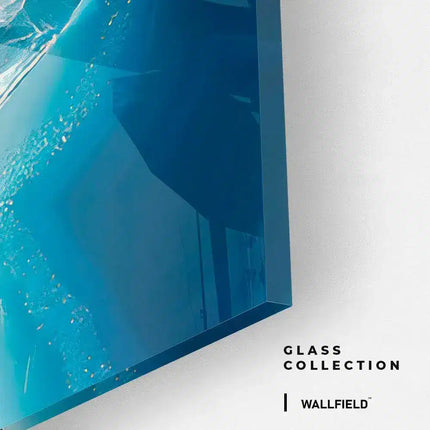 Blue Stones Poster – Glass