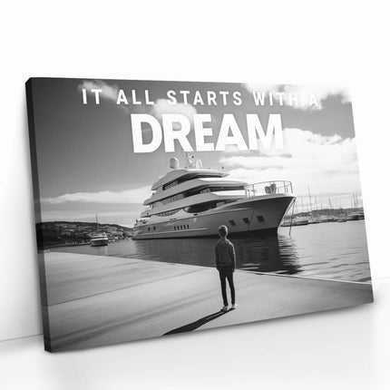 "Yacht Dream B&W (HZ)"