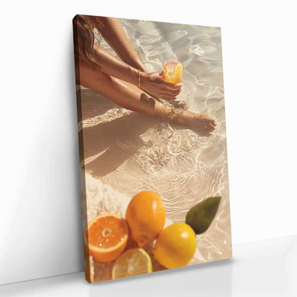 "Fruits at the beach"