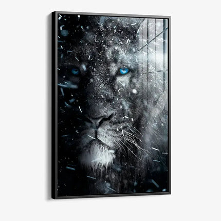 Snowy Lion – Glass