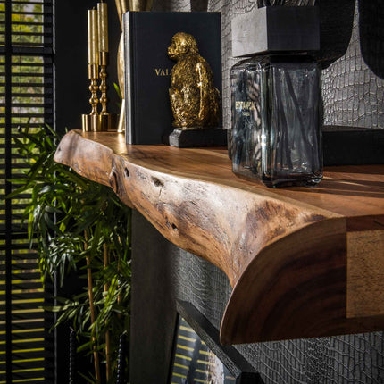 Wall Shelf 150 tree / Solid Natural Acacia