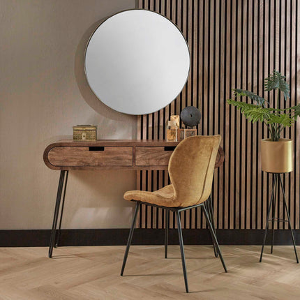 Vanity Table 2L barrel  Solid Mango (Sand Color)