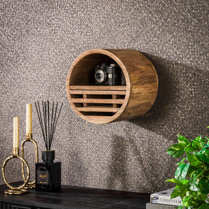 Wall Cabinet 1L tweak Ø30 / Solid Mango (Sand Color)