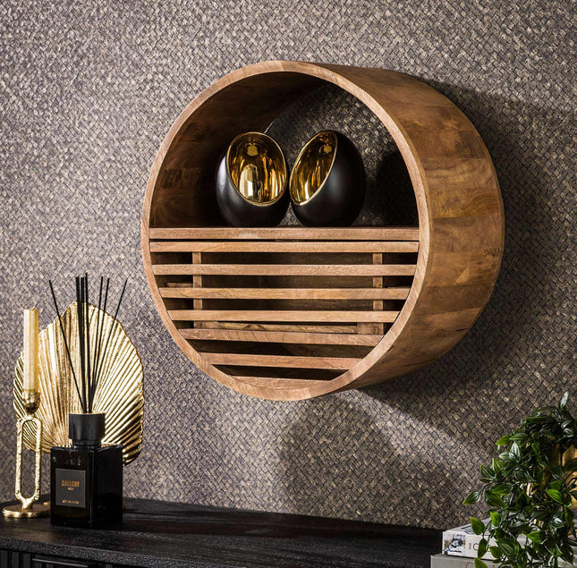 Wall Cabinet 1L tweak Ø50 / Solid Mango (Sand Color)