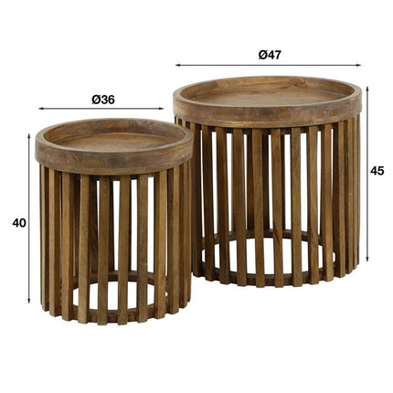Side Table Boho set2
