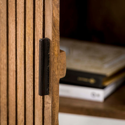 Wine Cabinet tweak  Solid Mango (Sand Color)