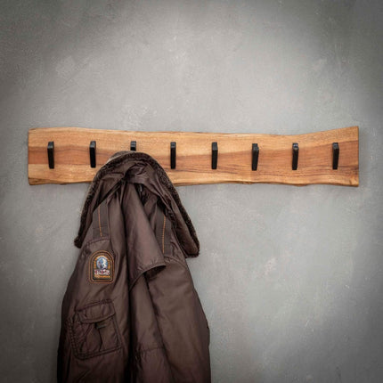 Coat Rack Long Wood 8 haken