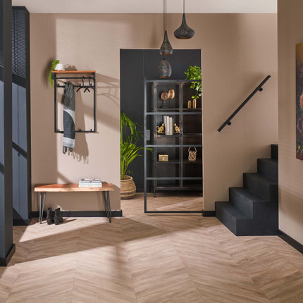 Coat Rack custom hoog 2x4 haken  Solid Natural Acacia