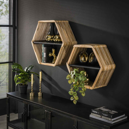 Wall Cabinet Hexagon set2