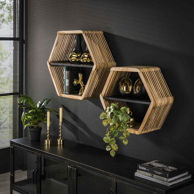 Wall Cabinet Hexagon set2