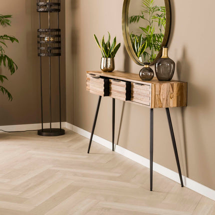 High Table 4L Teca strip  Weathered Teak