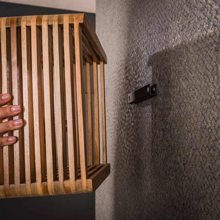 Wall Cabinet set/3 rib / Weathered Teak