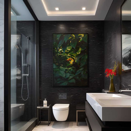 "Tucan between the Leaves"