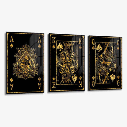 Bundle: "Golden Cards" (3x) – Glass