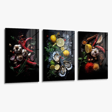 Bundle: "Art of Food" (3x) – Glass